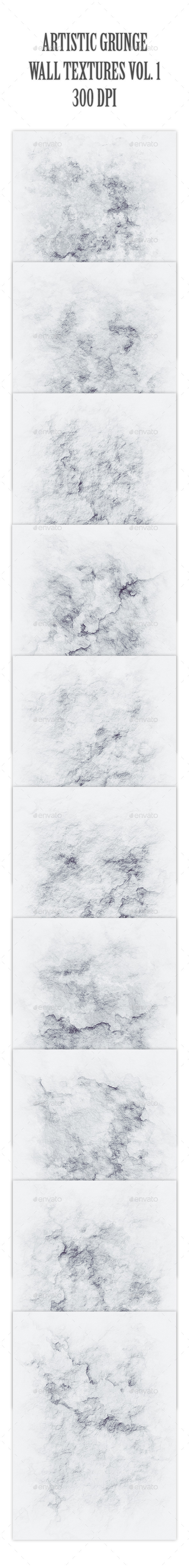 Artistic Grunge Wall Textures Vol. 1 - Industrial / Grunge Textures
