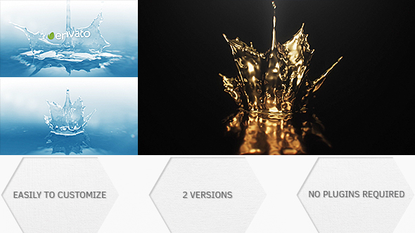 Gold And Water - VideoHive 19411806