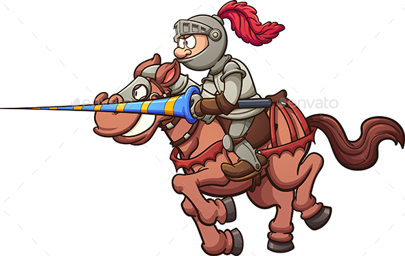 Jousting Knight - People Characters