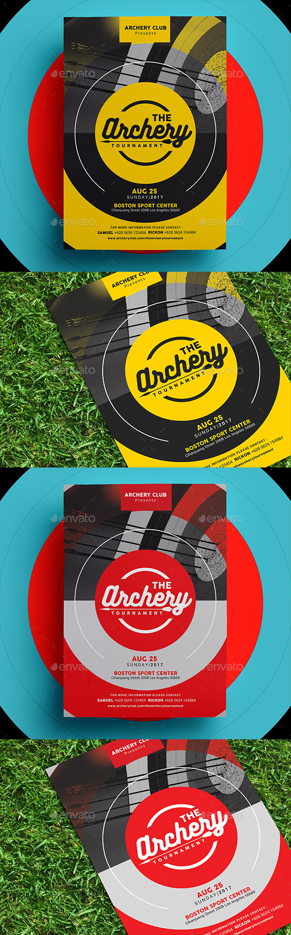 Archery Tournament Flyer 02 - Sports Events