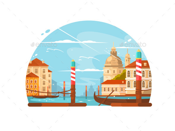 City of Venice - Buildings Objects