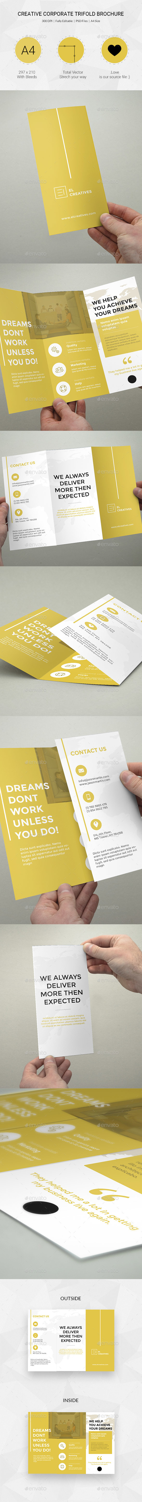 Creative Trifold Business Brochure - 23 - Corporate Brochures