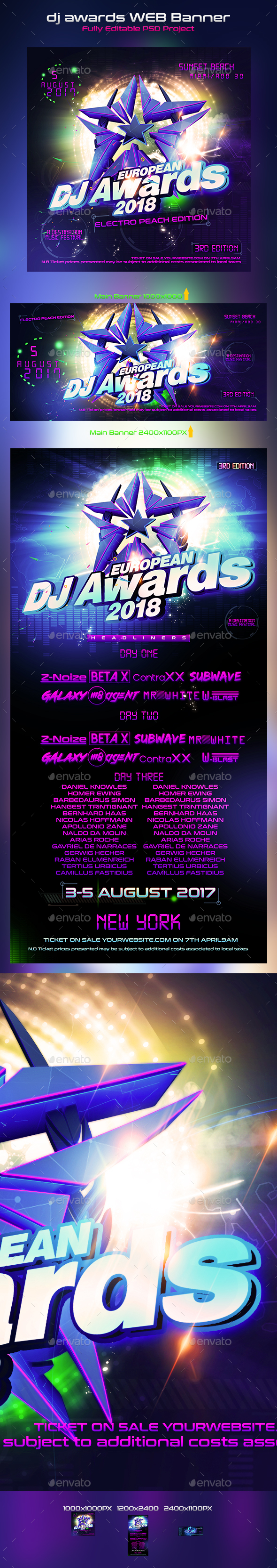 Dj Awards Web Template - Miscellaneous Web Elements