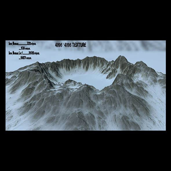 snow volcano - 3Docean 19414001