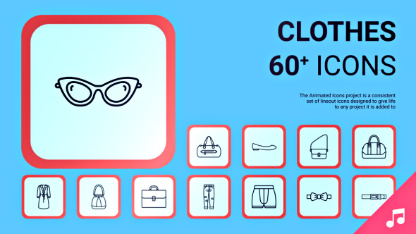 Clothes icons and Elements