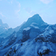 Flight Over The Winter Mountain Ridge - VideoHive Item for Sale