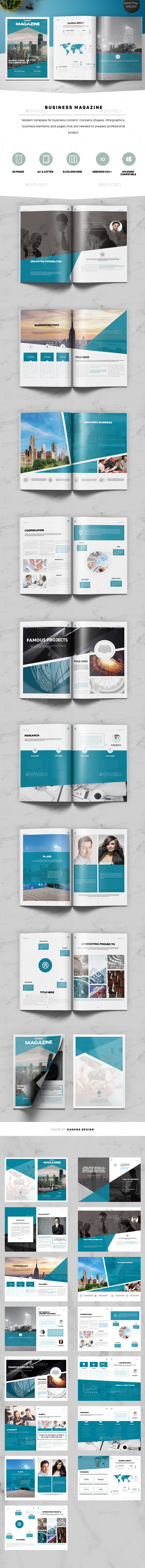 Lorem Business Magazine - Magazines Print Templates