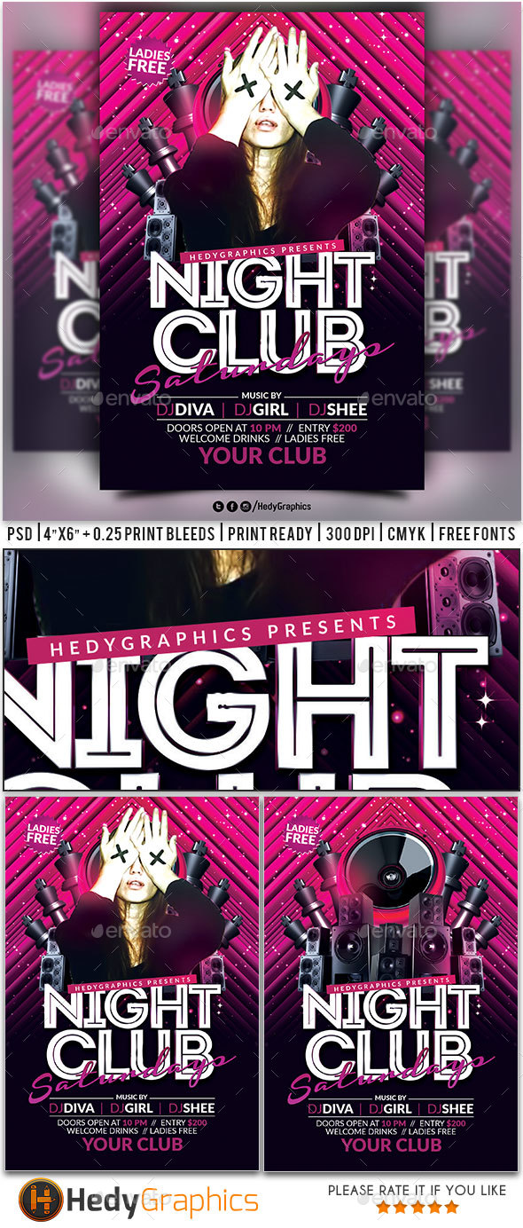 Night Club Flyer - Clubs & Parties Events