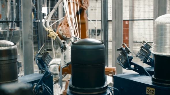 Making of Carbon Filaments at the Plant alt