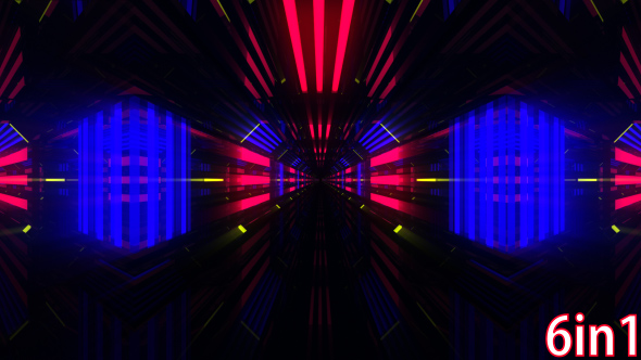 VJ Modern Lights Tunnels