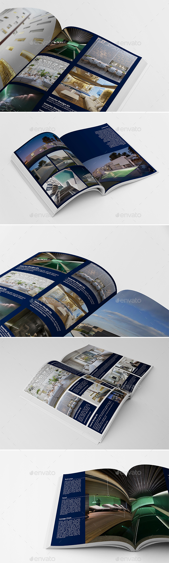 5 Different Product Showcase Layout V.3 - Corporate Brochures
