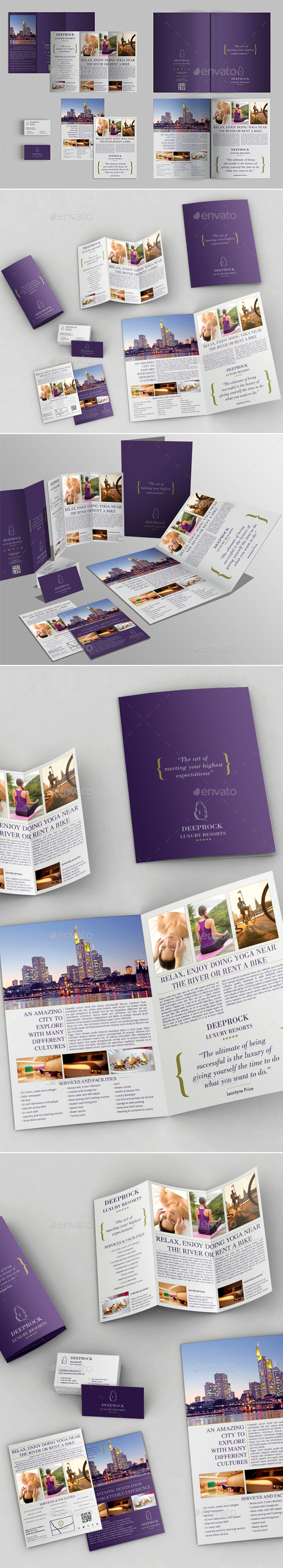 Bifold Brochure + Trifold + Flyer + BC Templates - Brochures Print Templates