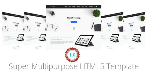 Super Multipurpose HTML5 - ThemeForest 19415482