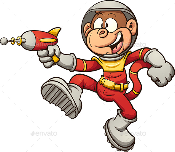 Space Monkey - Animals Characters