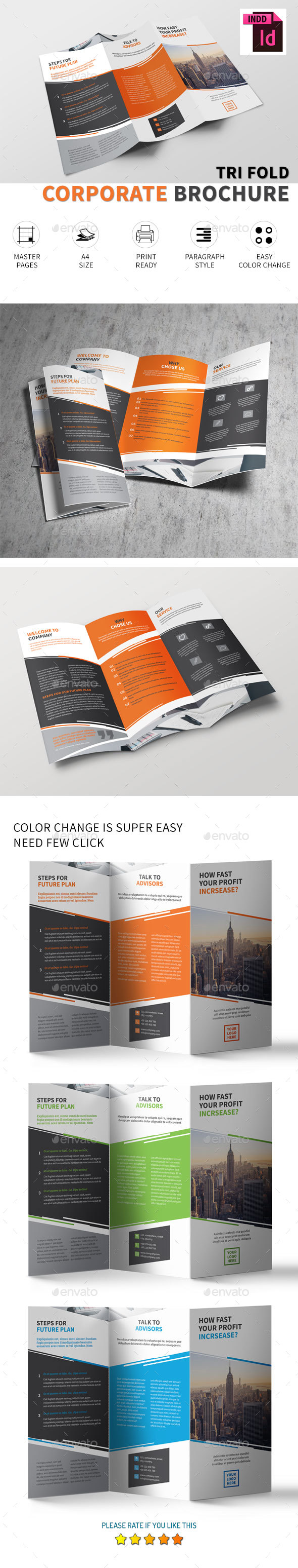 Tri-fold brochure Vol.4 - Corporate Brochures