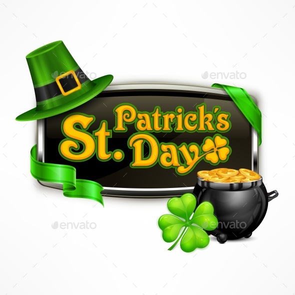 St. Patricks Day Badge - Miscellaneous Seasons/Holidays