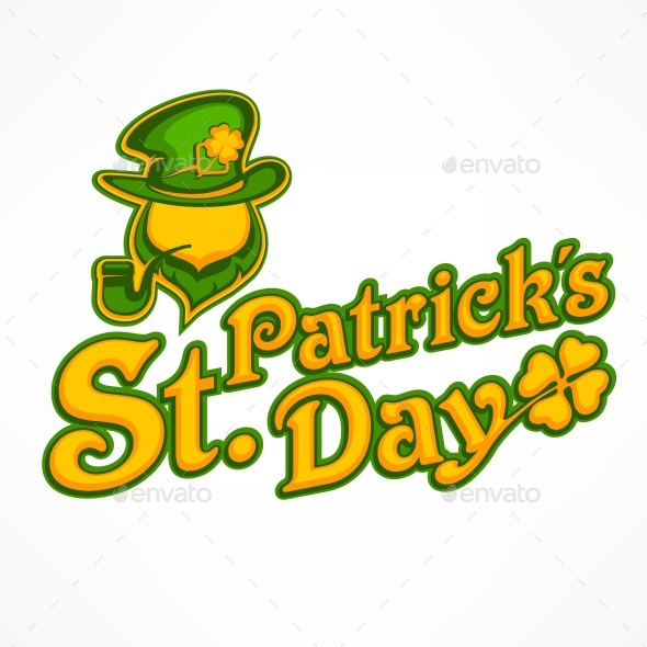 Leprechaun Lettering Logo - Miscellaneous Seasons/Holidays