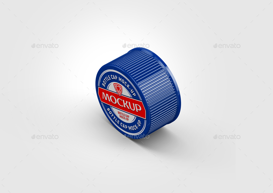 Download Plastic Bottle Caps Mock Up By Tirapir Graphicriver