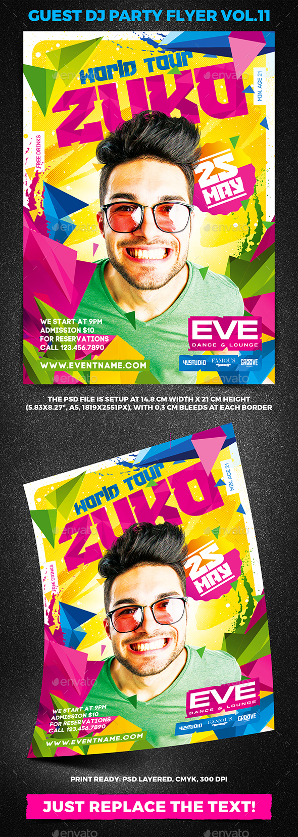 Guest DJ Party Flyer vol.11 - Clubs & Parties Events