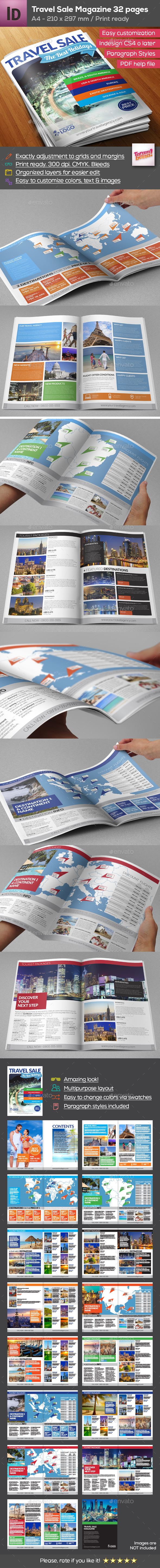 Travel Sale Catalog A4 Magazine - 32 pages - Catalogs Brochures