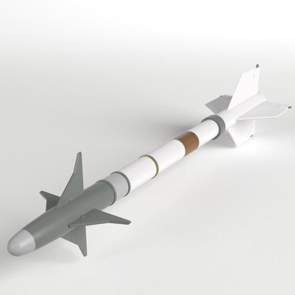 AIM-9M Sidewinder Missile - 3DOcean Item for Sale