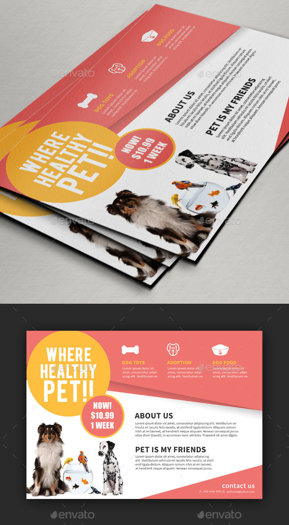 Pet Care Flyer / Magazine Ad - Commerce Flyers