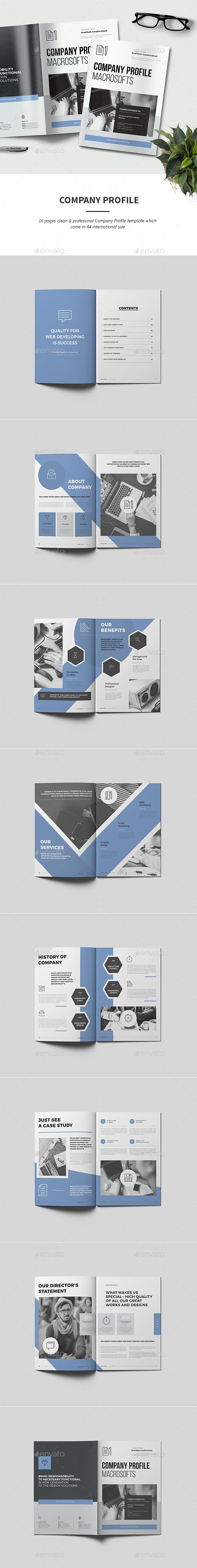 Company Profile - Corporate Business Cards