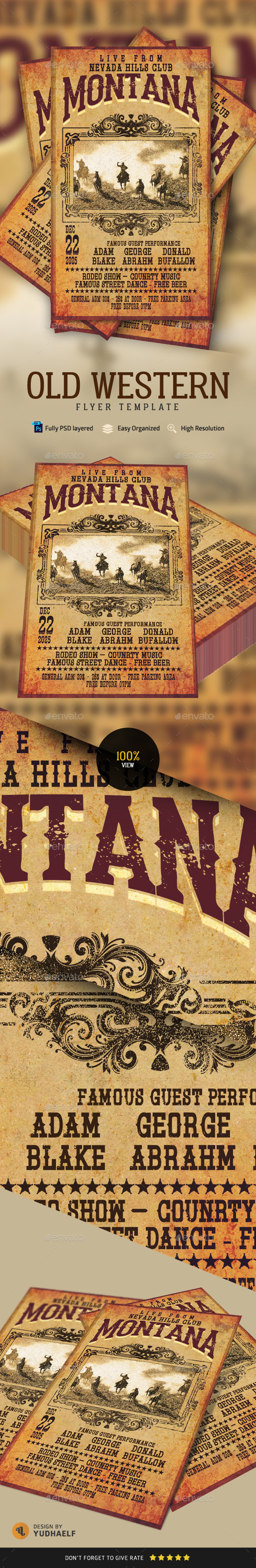 Old Western Flyer - Events Flyers