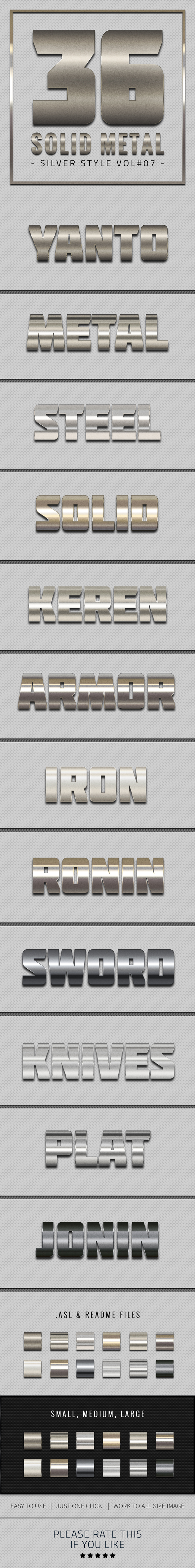 36 Solid Metal Text Effect V07 - Text Effects Styles