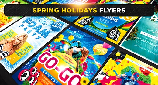Spring Holidays Flyers Collection