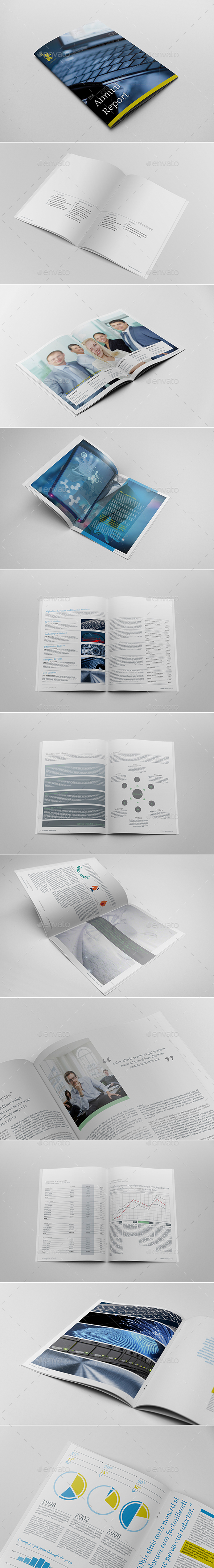 Annual Report Indesign Layout - Corporate Brochures