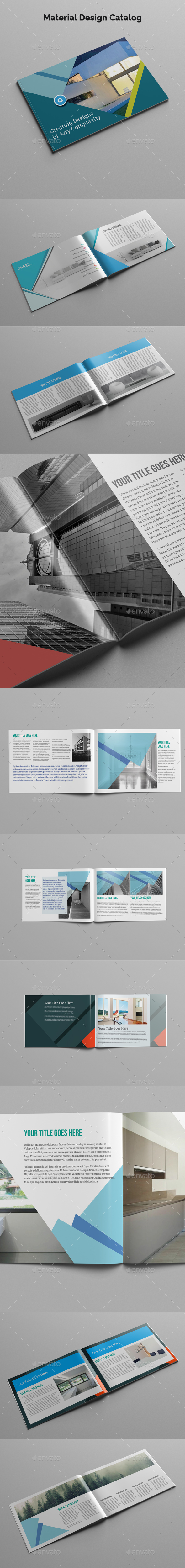 Material Design Catalog Brochure - Catalogs Brochures