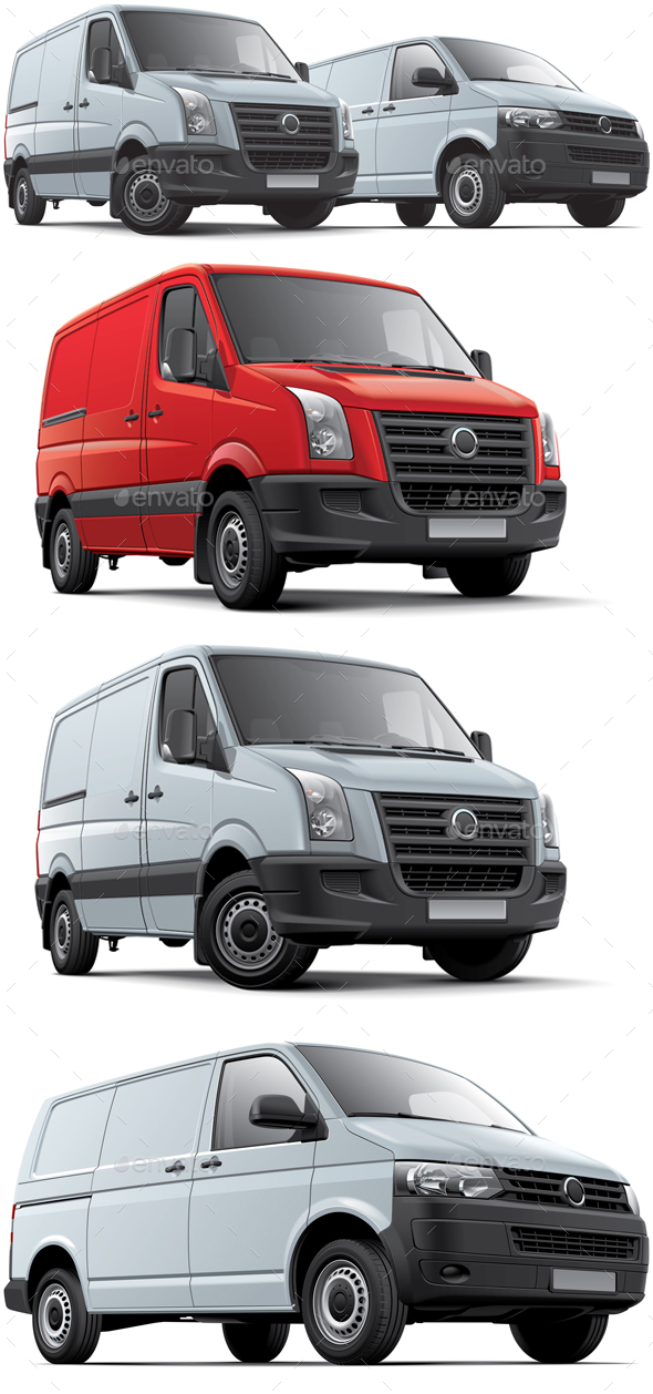 Two Panel Vans - Man-made Objects Objects