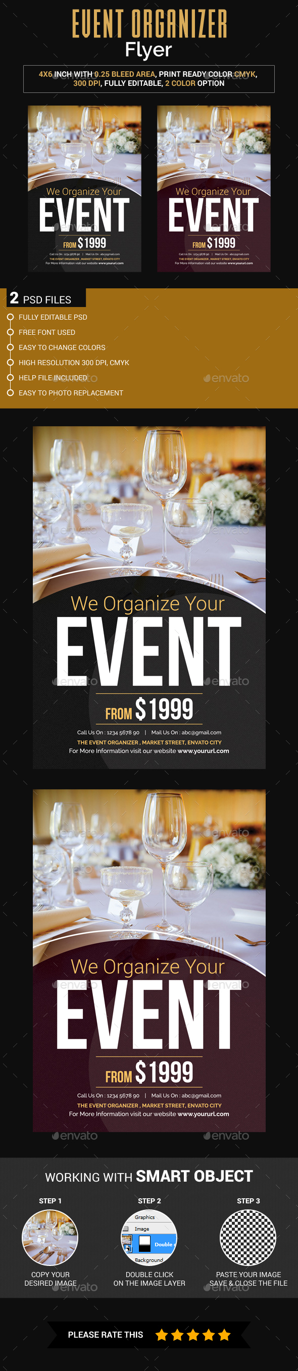 Event Organize Flyer - Events Flyers
