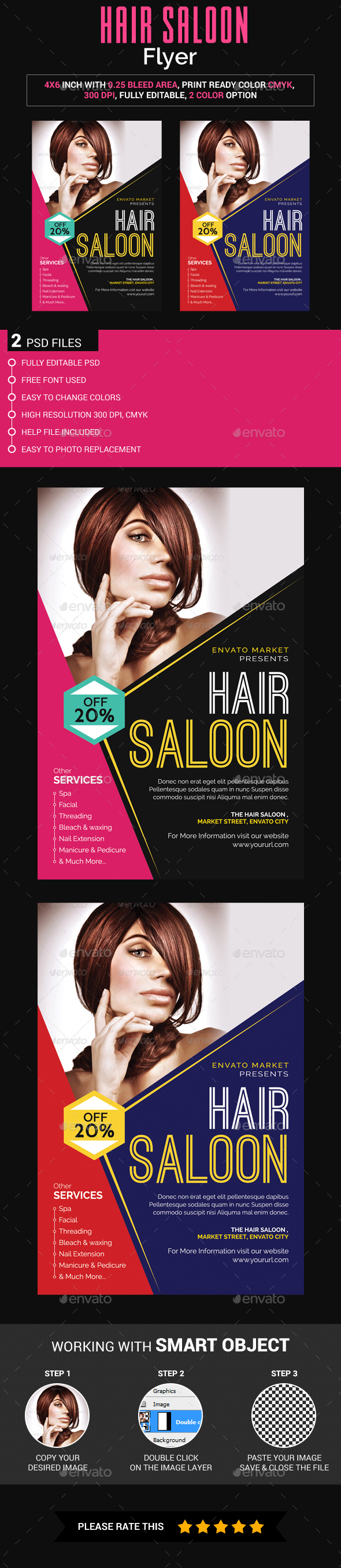 Hair Saloon Flyer - Miscellaneous Events