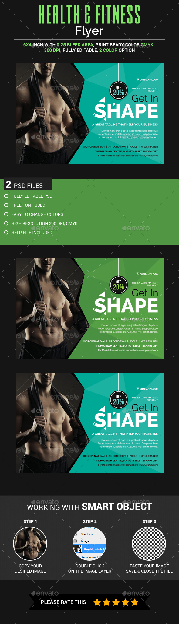 Health & Fitness Flyer - Sports Events