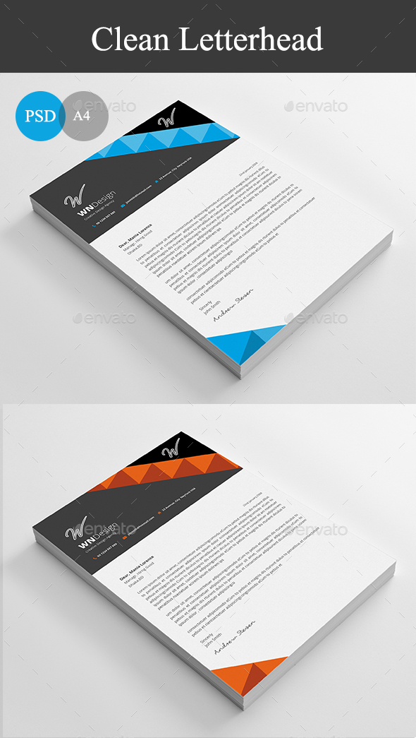 Letterhead - Stationery Print Templates