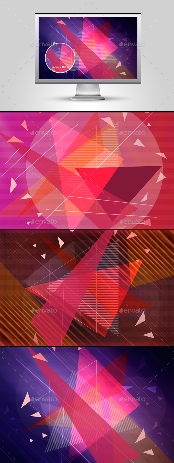 Abstract Geometrical Backgrounds