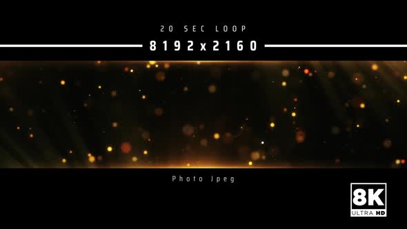 Abstract Gold Particles 8K alt