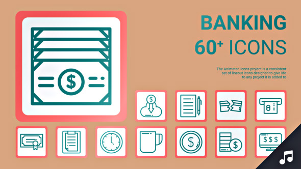 Banking and Finance Icons and Elements