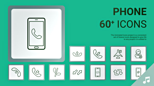 Phone Icons and Elements