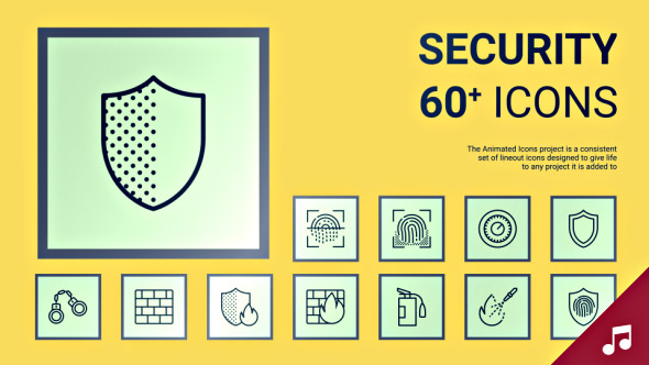 Security Guard - Safety Icons and Elements
