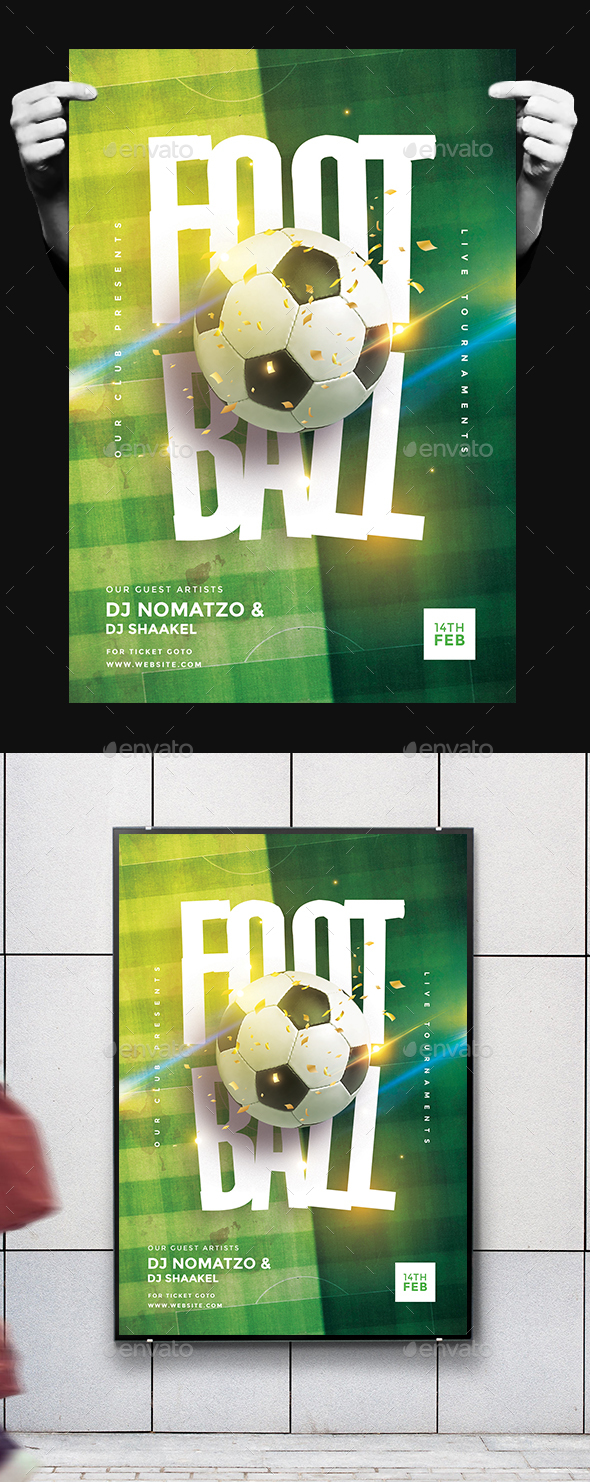 Football Fest Flyer - Flyers Print Templates