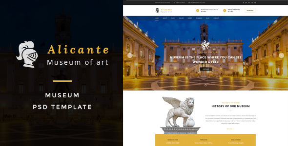 Alicante - Museum - ThemeForest 19427490