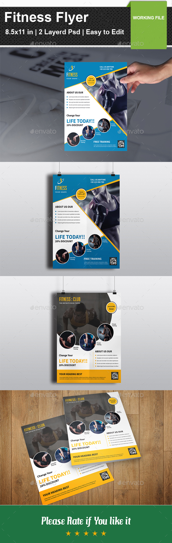 Fitness Flyer-V03 - Corporate Flyers