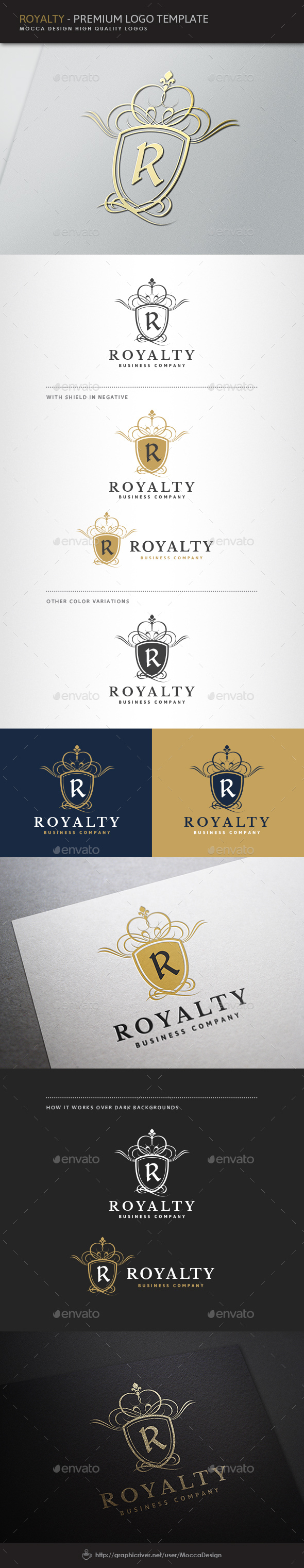 Royalty Logo - Crests Logo Templates