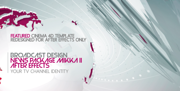 Broadcast Design News Package Mikka II - AE