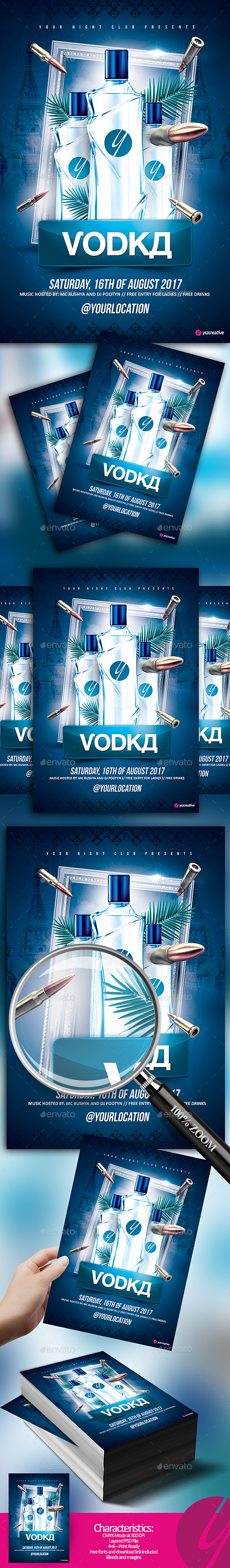 Russian Blue Vodka - Clubs & Parties Events