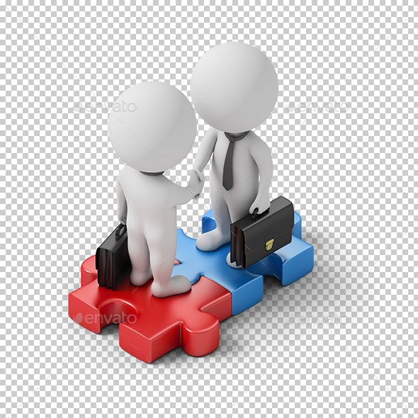 Isometric People - Deal - Characters 3D Renders