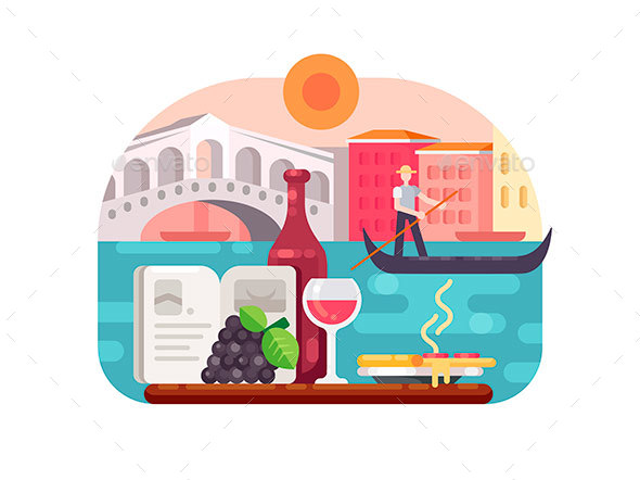 Holidays in Italy - Miscellaneous Vectors
